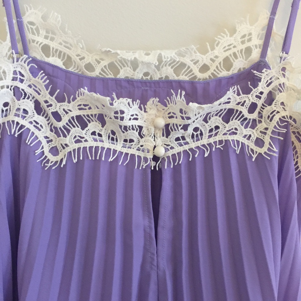 Anthropologie Pleated Slip Dress  new - Picture 8 of 8